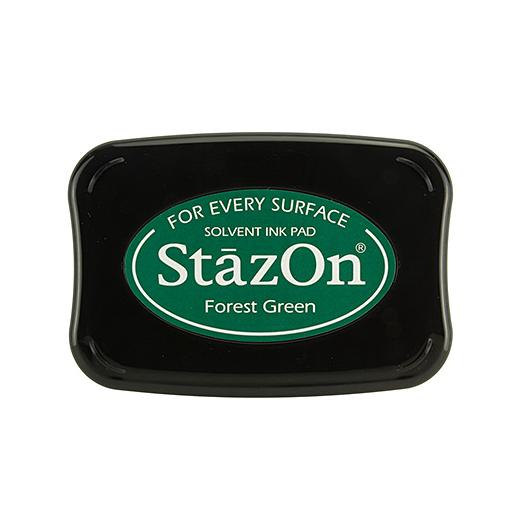 StazOn Olive Green Ink - Stamp pad