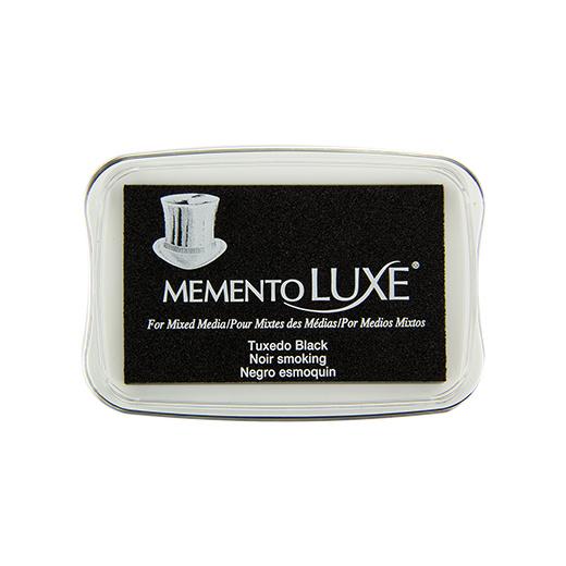 Tsukineko Memento Luxe Ink Pad Tuxedo Black Buddly Crafts