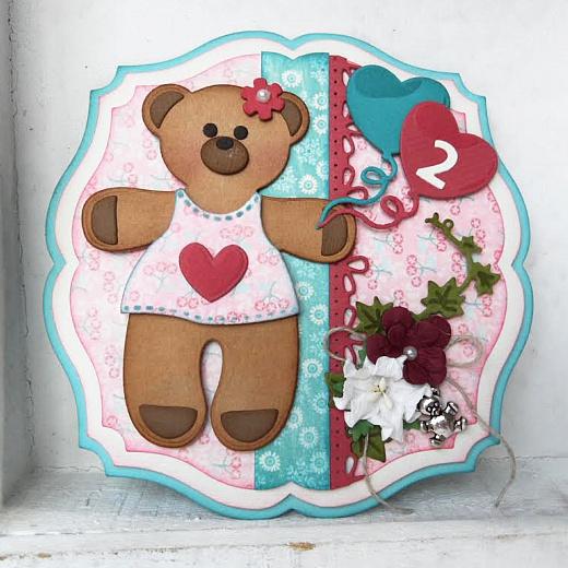 teddy bear cutting design