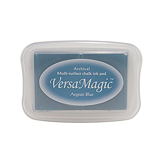 Tsukinenko VersaMagic Chalk Ink Pad Large Aegean Blue Buddly Crafts