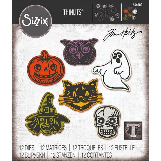 Tim newest holts Sizzix thinlits Halloween bundle -8 dies sets all new