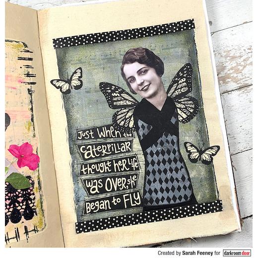 Darkroom Door Collage Sheets 6pcs Elegant Ladies DDCL002 Buddly Crafts