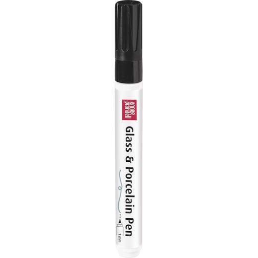 Knorr Prandell Glass & Porcelain Marker Pen 1mm Fine Tip Black