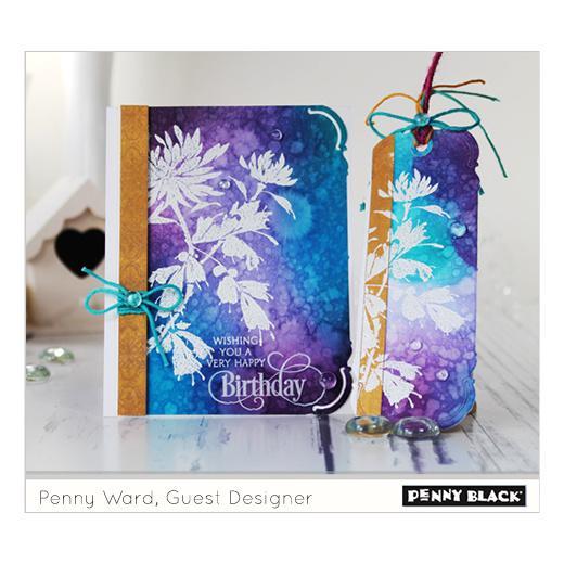 Penny Black Cling Rubber Stamp Bejeweled 40452 Buddly Crafts