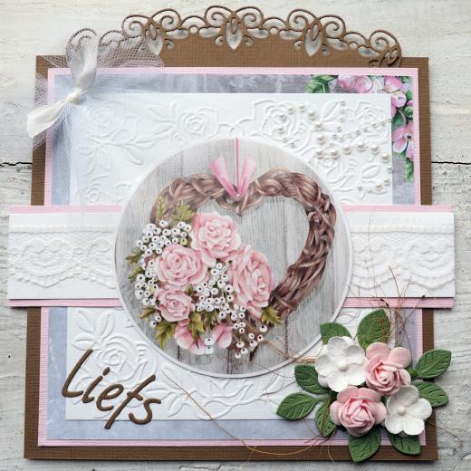 Marianne Design Embossing Folder Roses DF3423 Buddly Crafts