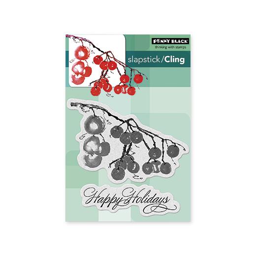 Penny Black Berry Star Cling Stamp - 759668406999