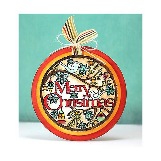 Penny Black Cling Rubber Stamp - Christmas in the Round 40-487 | Buddly ...