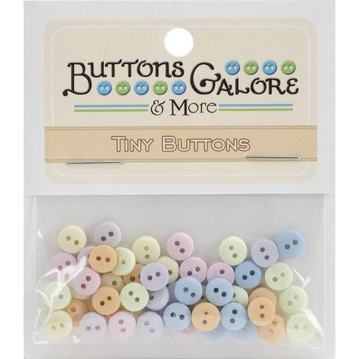 Buttons Galore 6mm Tiny Buttons 35pcs - Picture 10 of 15