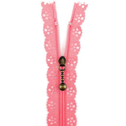 Buddly Crafts 20cm Lace Edge Zipper - Picture 18 of 21