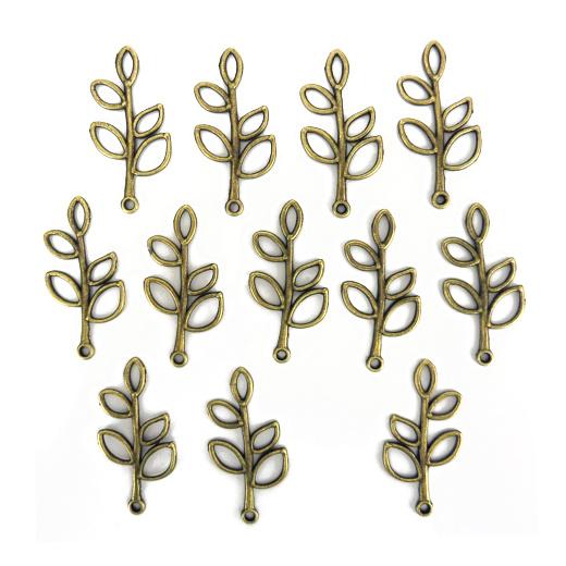 Buddly Crafts 14mm Crowns Metal Charms 10pcs Rose Gold Tone