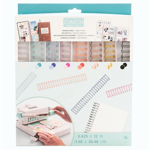 We R Memory Keepers Cinch &quot; (0.625&quot;) Bookbinding Wires 16pcs - Value Pack  | Buddly Crafts