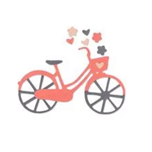 Sizzix Thinlits Cutting Dies - Bicycle 662065 | Buddly Crafts