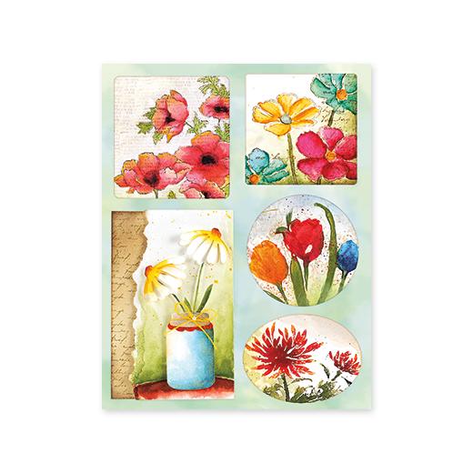 Penny Black Stickeroos Stickers Gentle Blooms 10230 Buddly Crafts