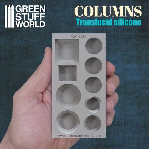 Green Stuff World Silicone Mold - Columns | Buddly Crafts
