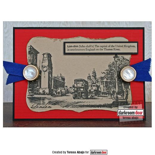 Darkroom Door Cling Rubber Stamps Set DDRS074 London Vol 2 Buddly