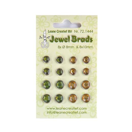 Leane Creatief Jewel Brads 16pcs - Picture 3 of 3