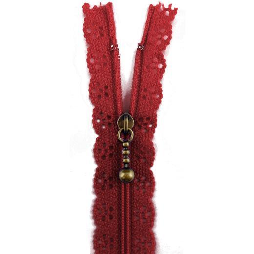 Buddly Crafts 20cm Lace Edge Zipper - Picture 8 of 21