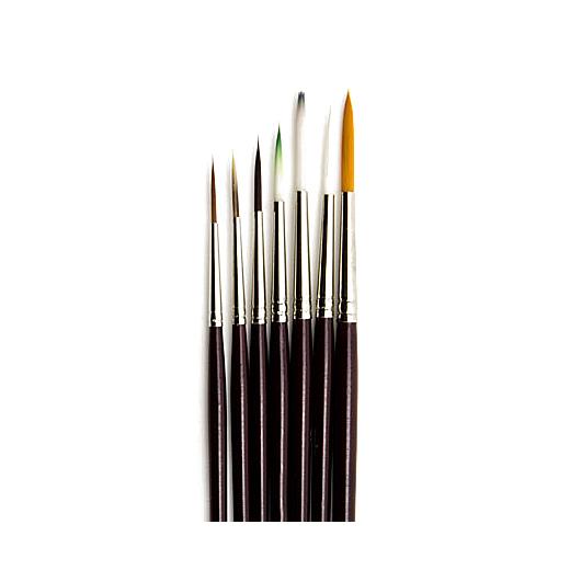 Hobby & Crafting Fun Paintbrush Set - 7pcs Liner #1882 | Buddly Crafts