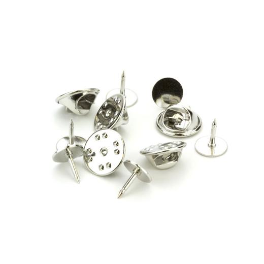 Hobby & Crafting Fun 8mm Clutch Pins 5pcs Silver Tone 7501 Buddly