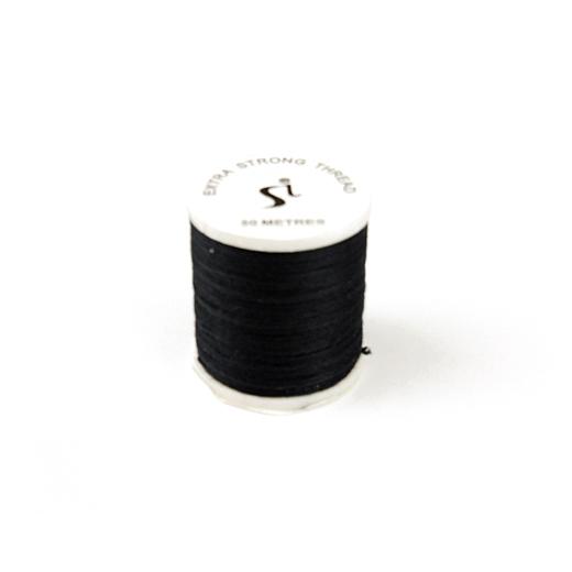 Extra Strong Sewing Thread 50m Black Buddly Crafts