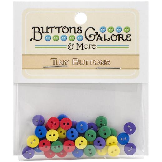 Buttons Galore 6mm Tiny Buttons 35pcs - Picture 12 of 15