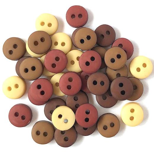 Buttons Galore 6mm Tiny Buttons 35pcs - Picture 8 of 15