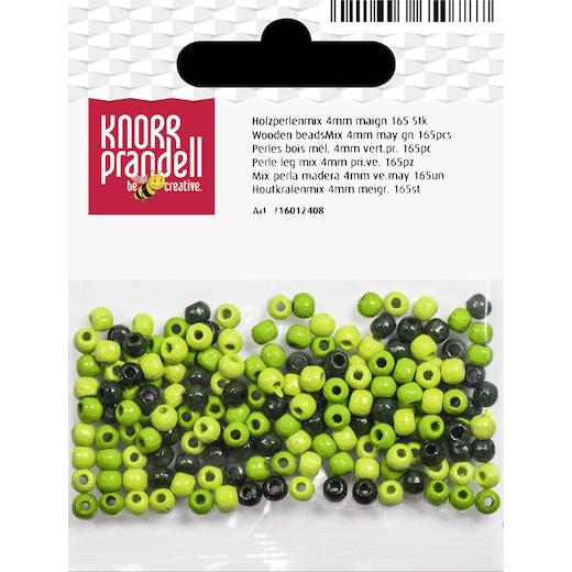 Knorr Prandell Ø 4mm Painted Round Beech Wood Beads Mix 165pcs - Picture 8 of 19