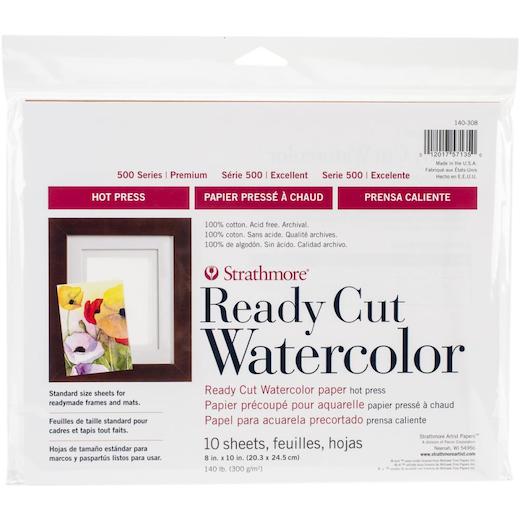 Strathmore 500 Series 300gsm Hot Press Watercolor Paper