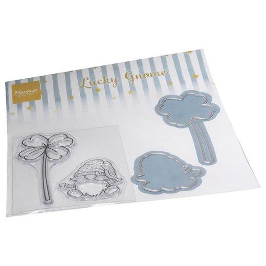 Marianne Design Clear Stamps & Dies Set Lucky Gnome CS1127 Buddly