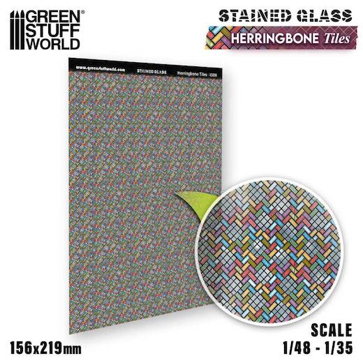 Green Stuff World Miniature Stained Glass Acetate Scale 1/48 - 1/35 ...