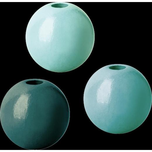 Knorr Prandell Ø 10mm Painted Round Beech Wood Beads Mix 50pcs - Picture 15 of 19