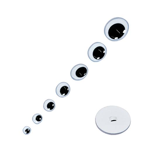 Stafil Sew On Round Googly Toy Eyes 10mm 10pcs Buddly Crafts