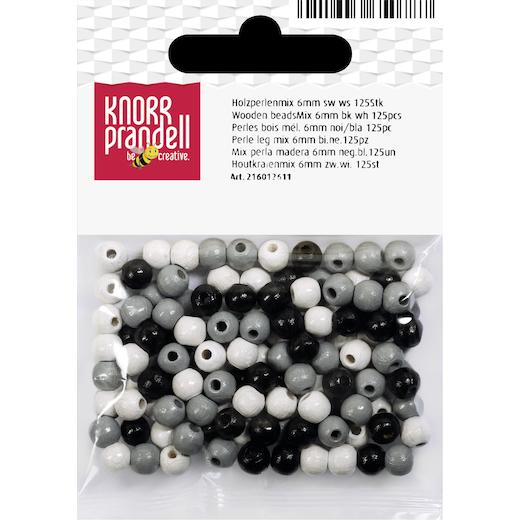 Knorr Prandell Ø 6mm Painted Round Beech Wood Beads Mix 125pcs - Picture 18 of 21
