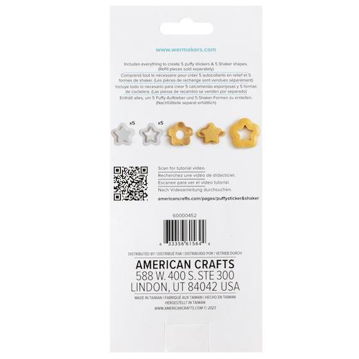 We R Memory Keepers Sticker Maker We R Memory Keepers Button Press Puffy Sticker & Shaker Insert - Star ...