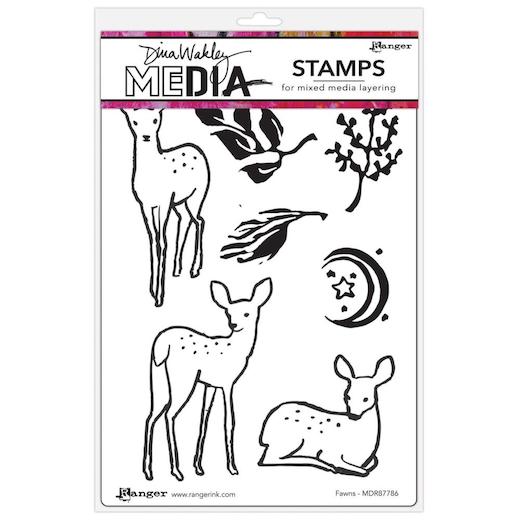 Buy The Ranger - Dina Wakley Media Cling Stamps 6"X9