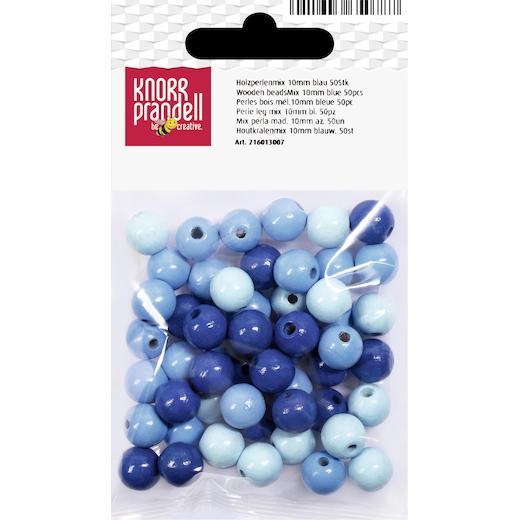 Knorr Prandell Ø 10mm Painted Round Beech Wood Beads Mix 50pcs - Picture 2 of 19