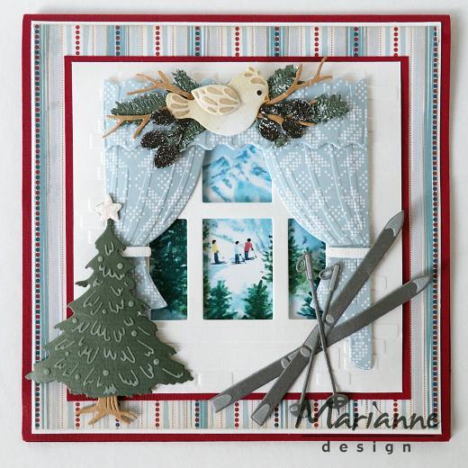 Marianne Design Creatables Cutting Dies - Curtains LR0502 | Buddly Crafts