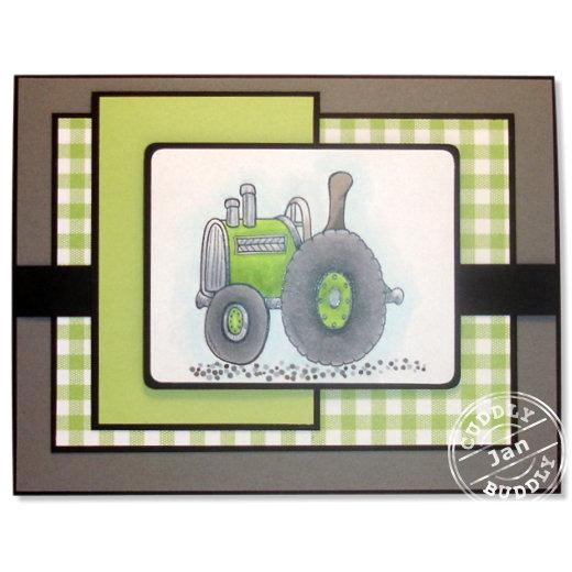 Lilyboo Designs Digital Stamp - Tractor | Buddly Crafts