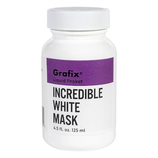 Grafix Liquid Frisket Incredible White Mask