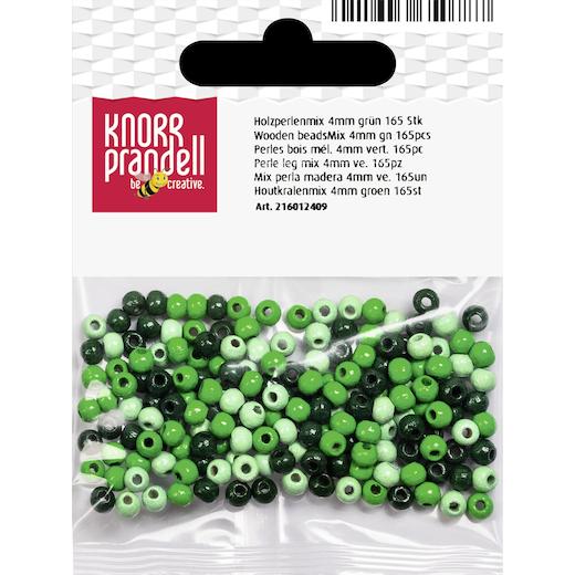 Knorr Prandell Ø 4mm Painted Round Beech Wood Beads Mix 165pcs - Picture 6 of 19