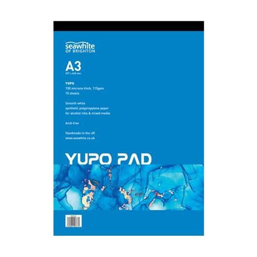 Seawhite 115gsm YUPO Synthetic Paper Pad 15 Sheets - Picture 2 of 3