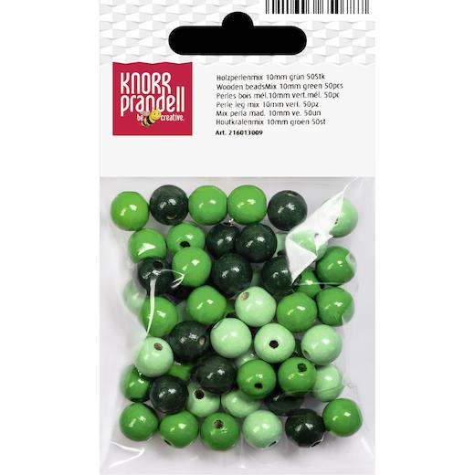 Knorr Prandell Ø 10mm Painted Round Beech Wood Beads Mix 50pcs - Picture 6 of 19