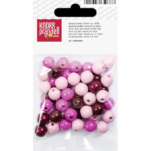 Knorr Prandell Ø 10mm Painted Round Beech Wood Beads Mix 50pcs - Picture 10 of 19