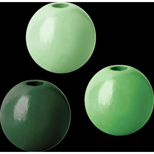 Knorr Prandell Ø 10mm Painted Round Beech Wood Beads Mix 50pcs - Picture 7 of 19