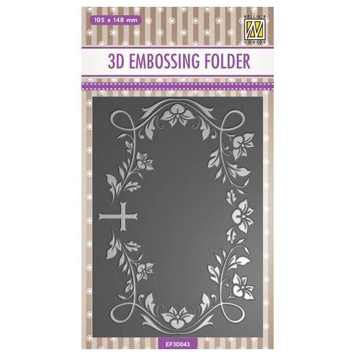 Nellie‘s Choice 3D Embossing Folder - Blooming Twigs EF3D043 | Buddly ...