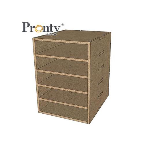 Pronty MDF Crafts Storage Kit Half Box Drawer 110 x 150 x 130mm