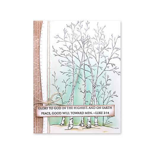 Penny Black Cling Rubber Stamps Birch Grove 40907 Buddly Crafts