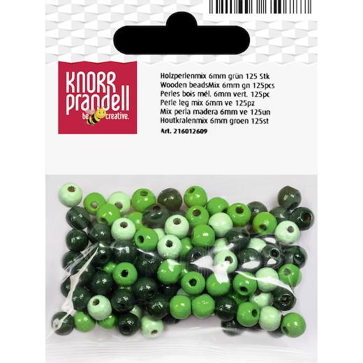Knorr Prandell Ø 6mm Painted Round Beech Wood Beads Mix 125pcs - Picture 6 of 21
