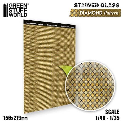 Green Stuff World Miniature Stained Glass Acetate Scale 1/48 - 1/35 ...
