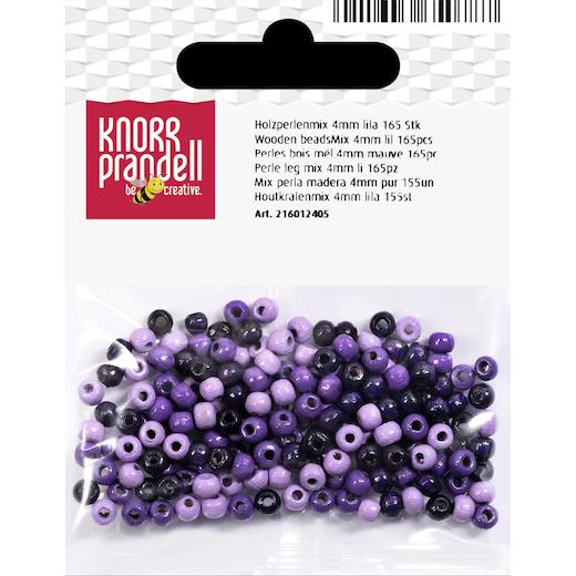 Knorr Prandell Ø 4mm Painted Round Beech Wood Beads Mix 165pcs - Picture 12 of 19
